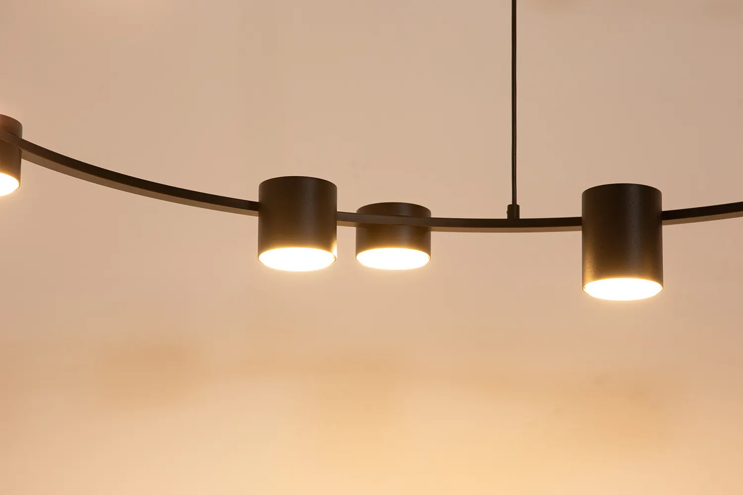 Lampa wisząca 12-punktowa KODO 12 czarna - SI_41339