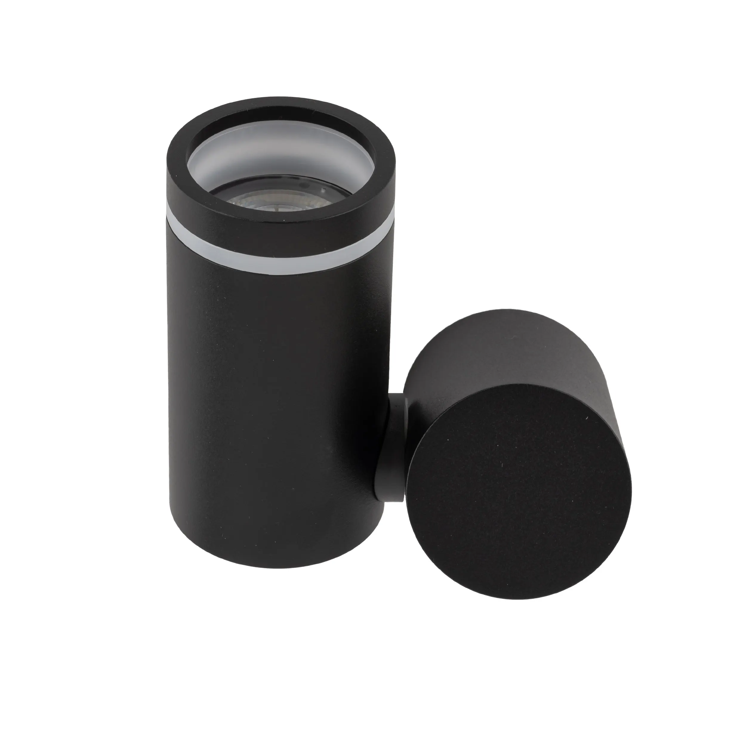 Kinkiet JET czarny regulowany z pierścieniem świetlnym - TK_5349