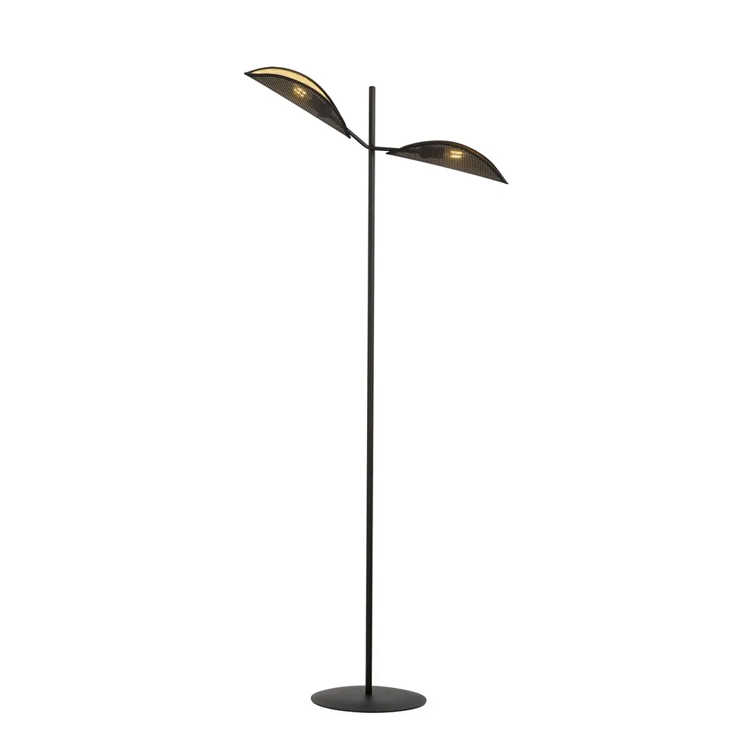 Lampa stojąca VENE 2 czarny złoty