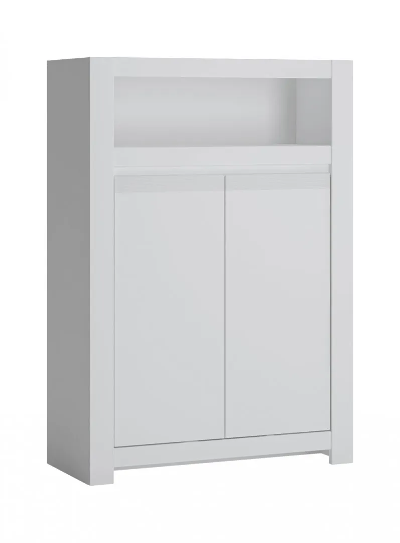 Komoda wysoka 2-drzwiowa NOVI NVIK02 Biały