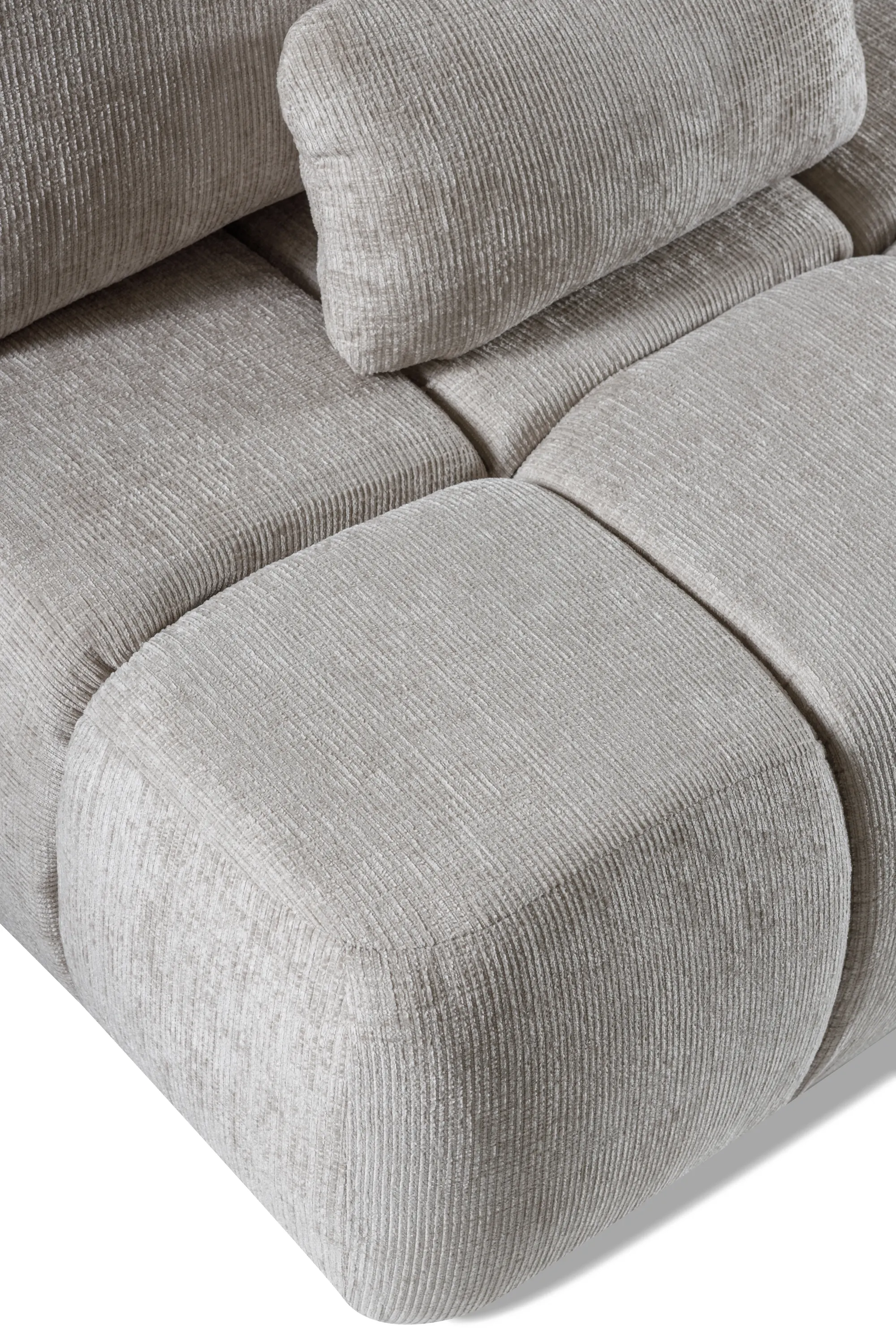 Sofa z funkcją spania Lauder Serra 742 szarobeżowa - LAUDER_SERRA_742