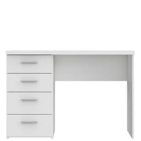 Biurko NET106 z 4 szufladami 110 cm - biały - MT935-Z12M