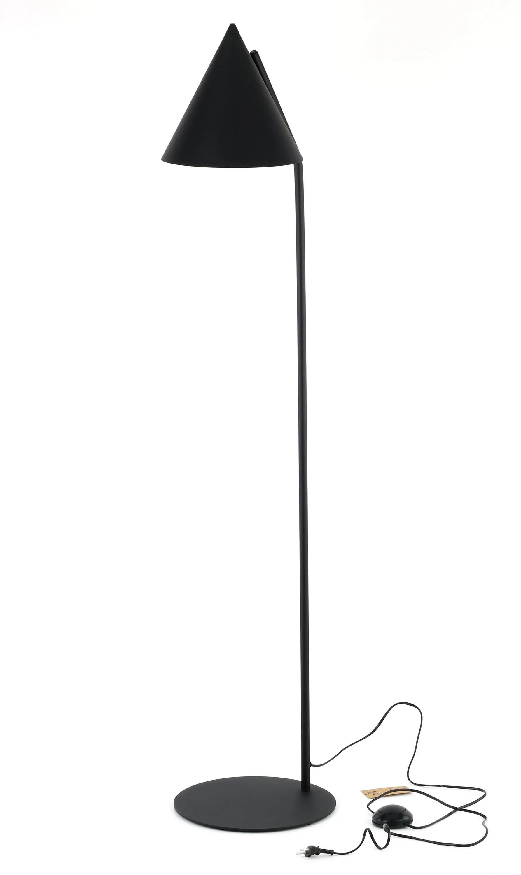 Lampa podłogowa CONO czarna 143x30cm - TK_16010