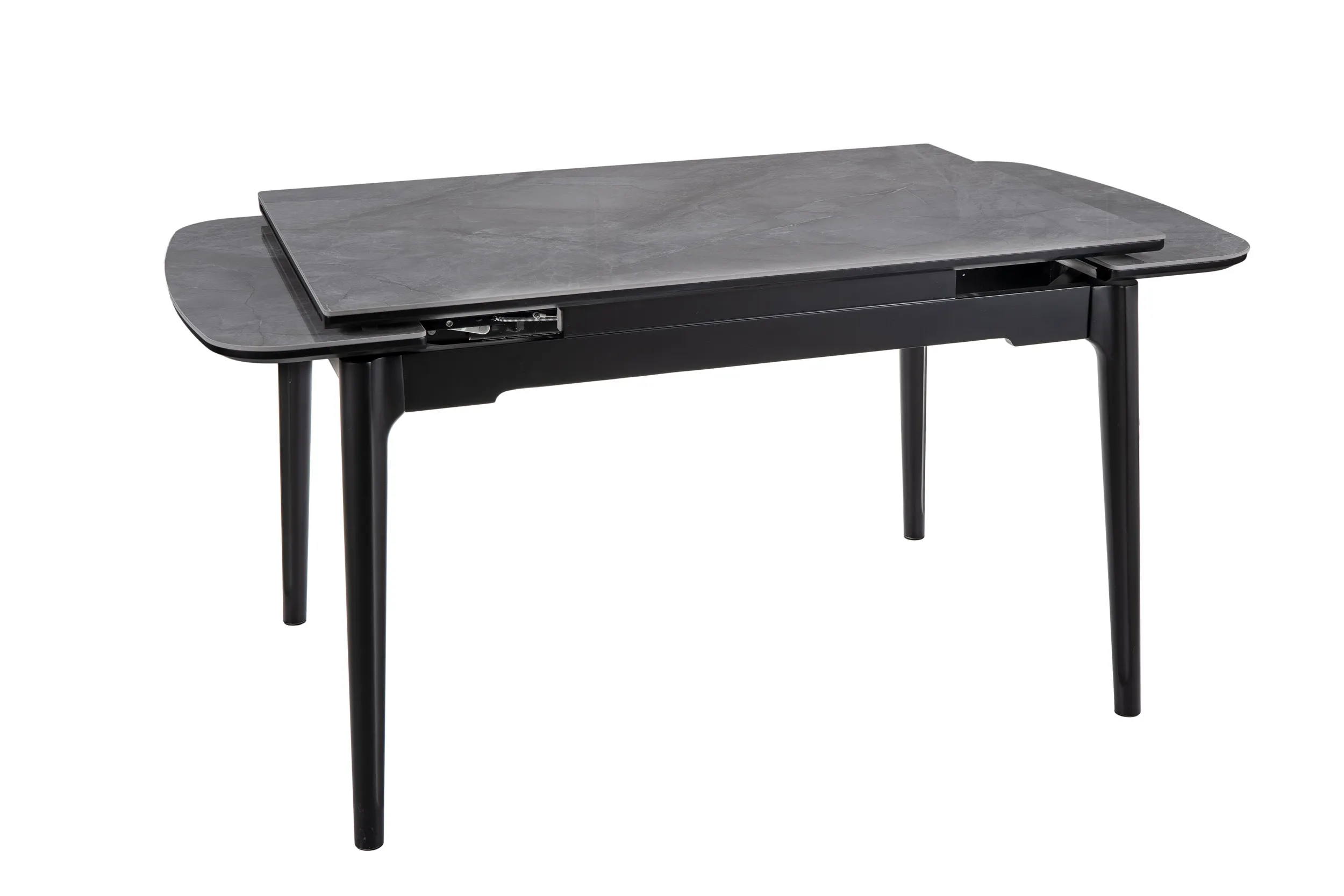 Stół rozkładany ceramiczny SENTO 120(180)x80 szaro-czarny - SENTOSC120