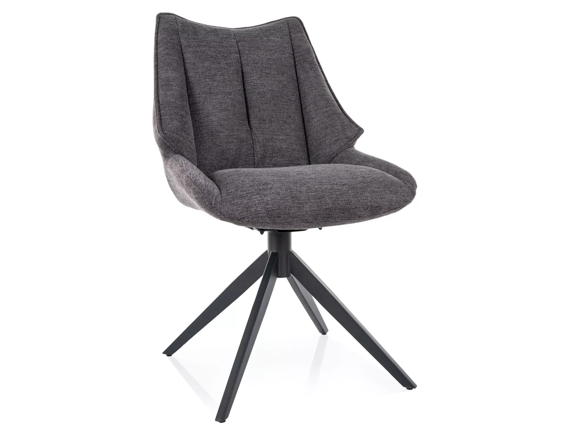 Krzesło obrotowe CODA BREGO ciemnoszare/czarne nogi