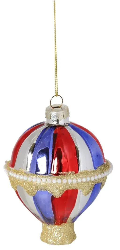 Bombka szklana 6 sztuk BALON KOLOROWY 4266 Bombka szklana 6 sztuk BALON KOLOROWY 4266