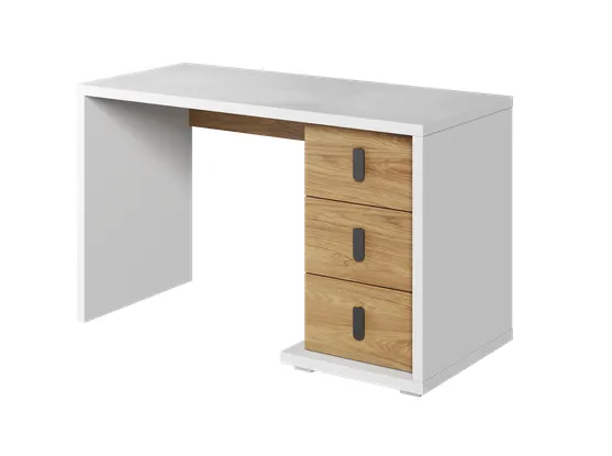 Biurko z szufladami Simi MS-06 125cm białe