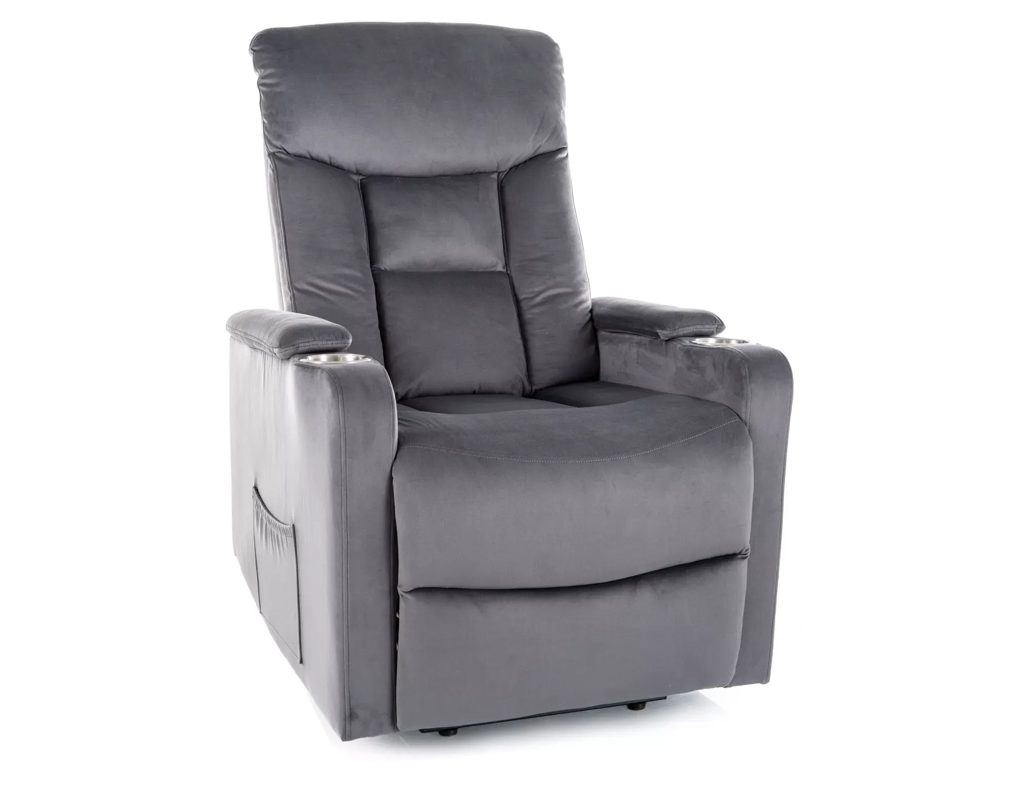 Fotel rozkładany elektryczny IKAR z funkcją pionizacji szary Fotel rozkładany elektryczny IKAR z funkcją pionizacji szary