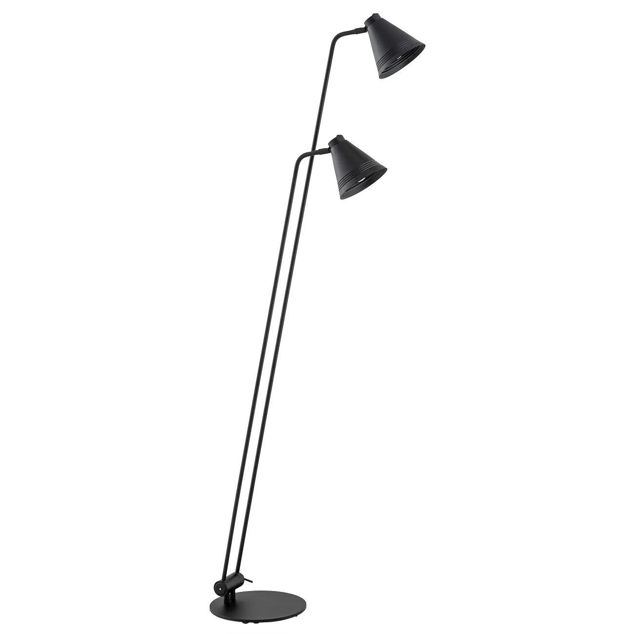 Lampa podłogowa AVALONE czarna regulowana 168x30cm - 7077