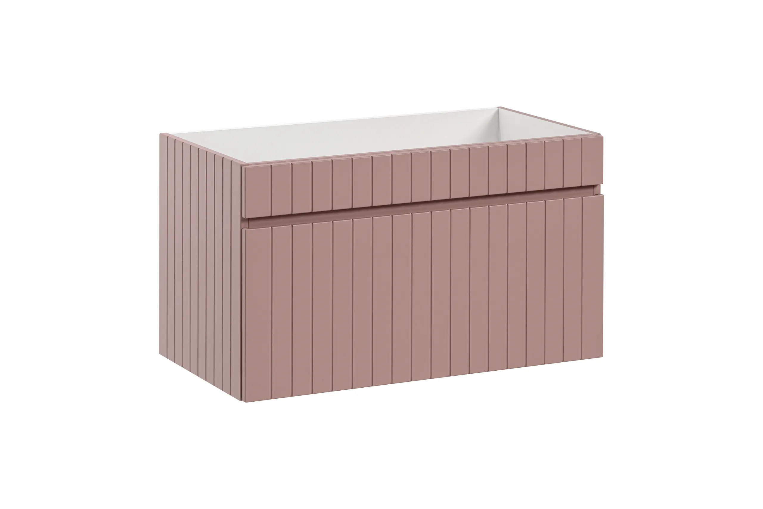 Szafka łazienkowa ICONIC pod umywalkę różowa 80x46cm — zdjęcie 2