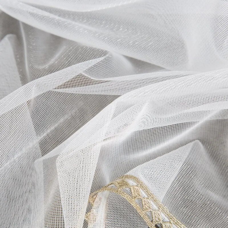 FIRANA GOTOWA CASSIE 300 X 150 CM BIAŁY — zdjęcie 9