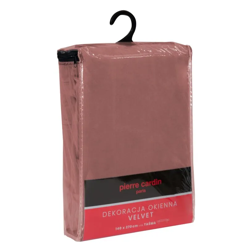 ZASŁONA GOTOWA SIBEL NA TAŚMIE 140 X 270 CM RÓŻOWY - EU_378067