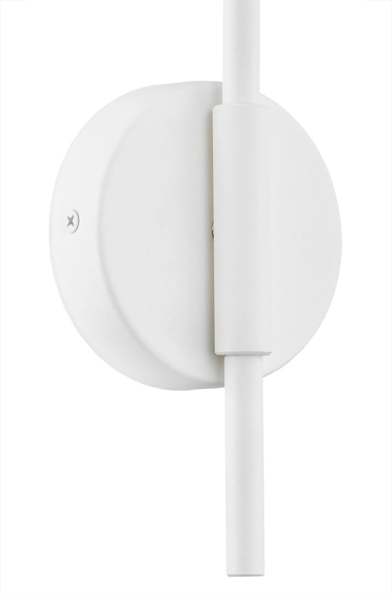 Kinkiet AVALONE metalowy biały mosiądz regulowany - 8006