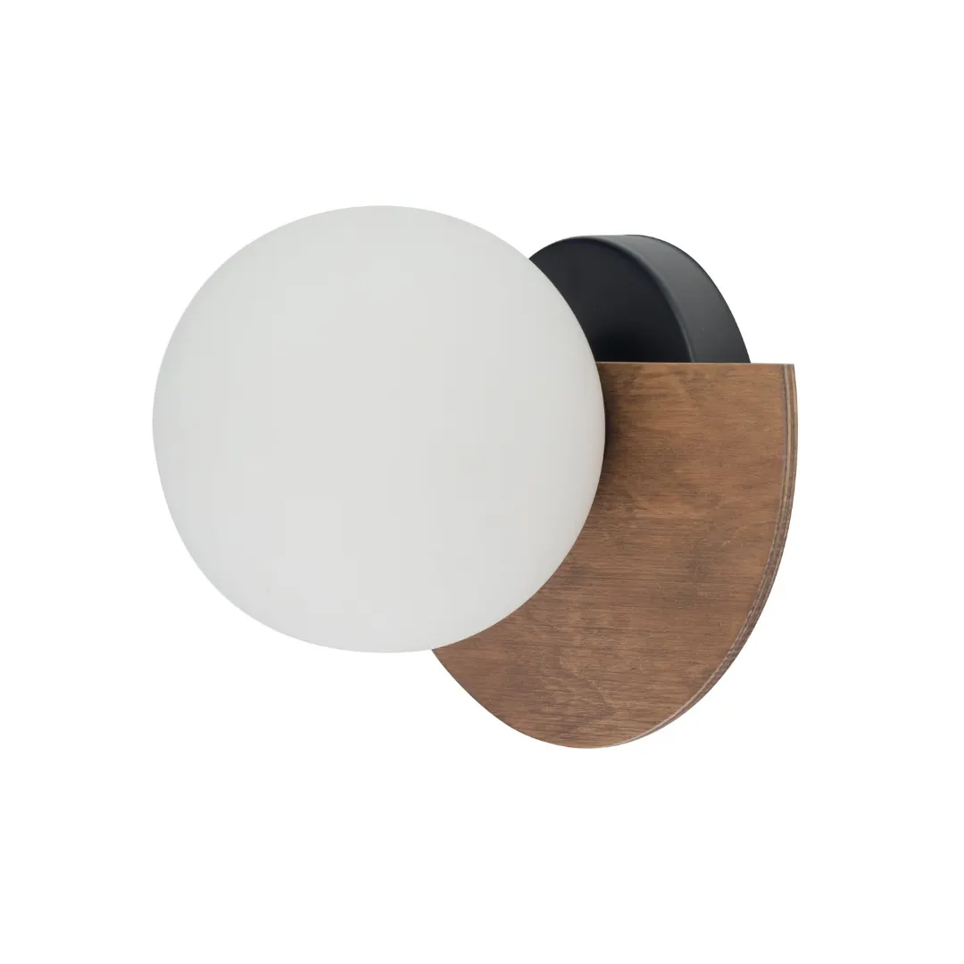 Kinkiet MIRROR brązowo-czarny