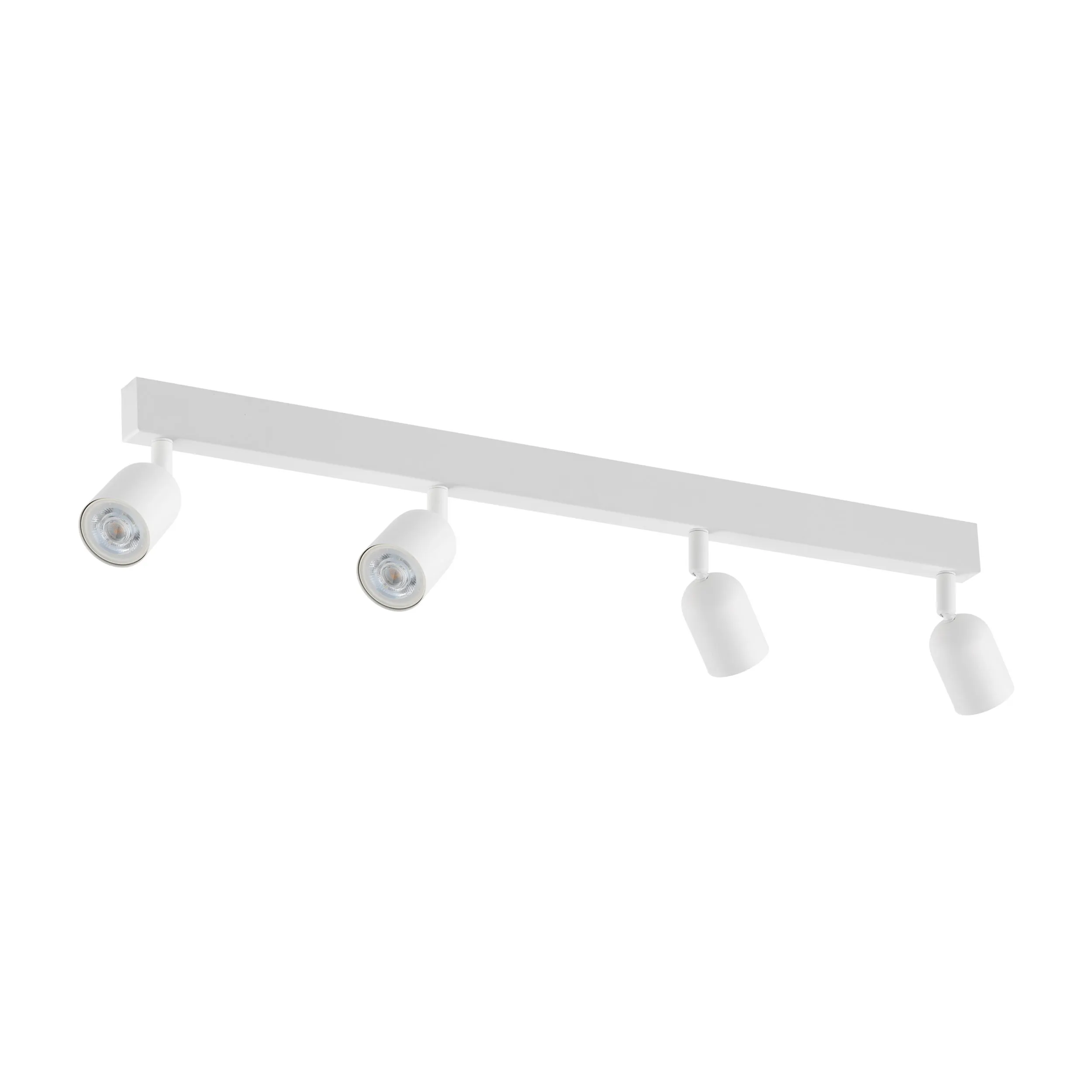 Lampa sufitowa TOP biała na metalowej listwie regulowana 84x18x16cm