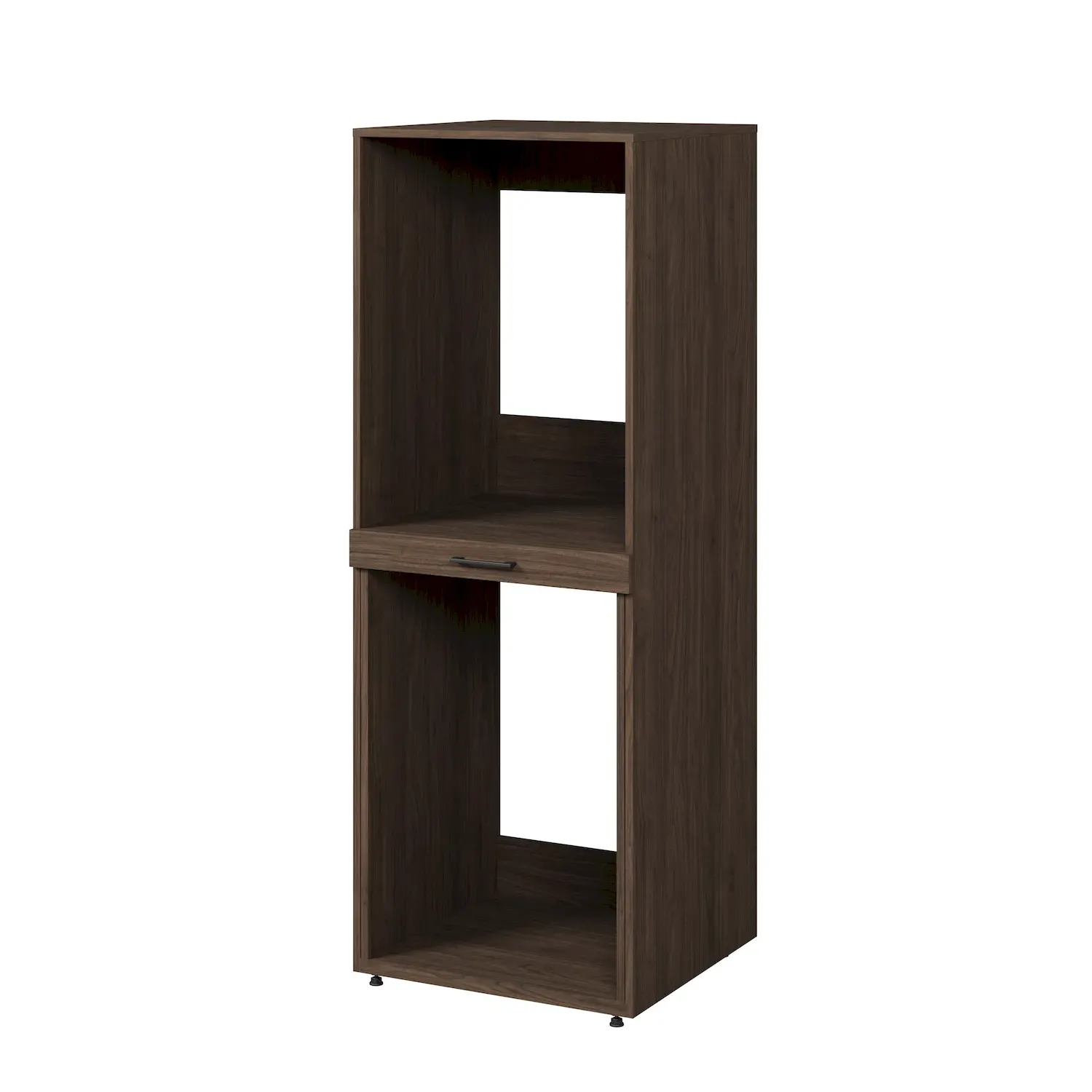 Zabudowa na pralkę i suszarkę AZA wysuwana półka orzech