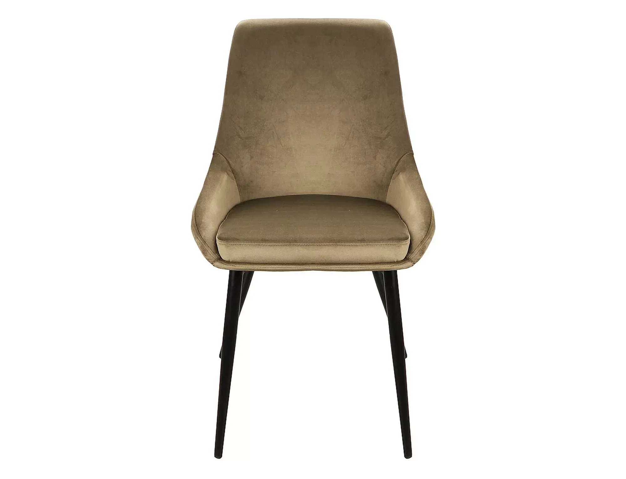 Krzesło tapicerowane COBE VELVET Bluvel 77 oliwkowy stelaż czarny - COBEVCOL