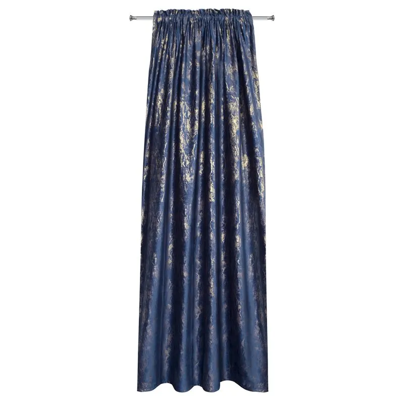 ZASŁONA GOTOWA KORNELIA NA TAŚMIE 140X270 CM GRANATOWY - EU_377820