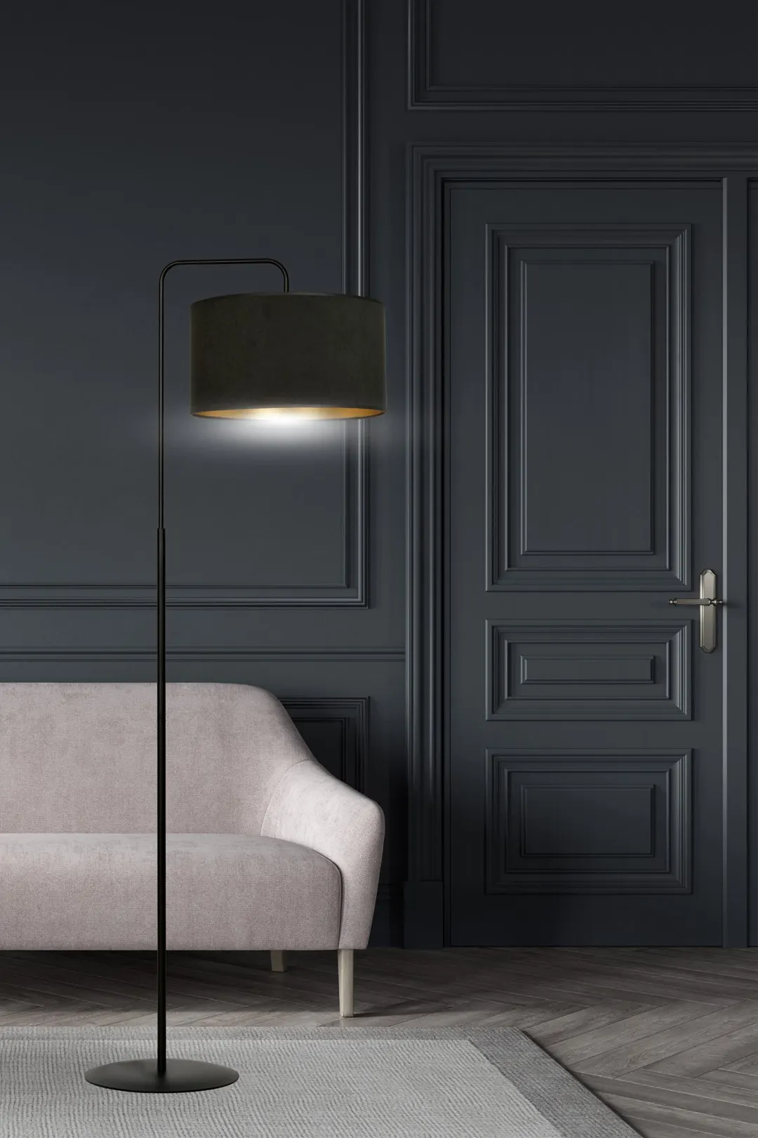 Lampa stojąca HILDE LP1 czarny — zdjęcie 8