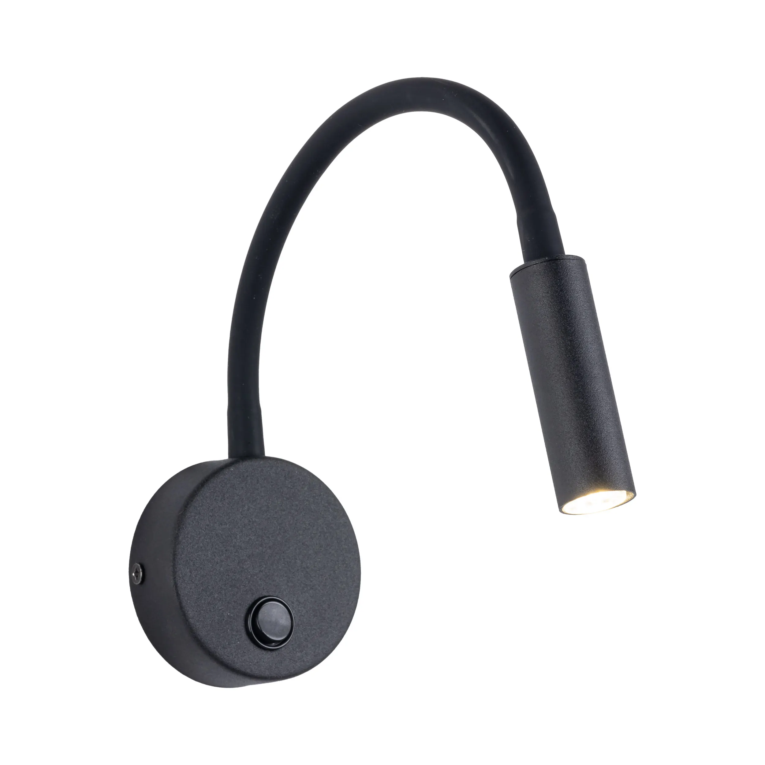 Kinkiet LAGOS czarna regulowana z włącznikiem 30x27cm - TK_5922