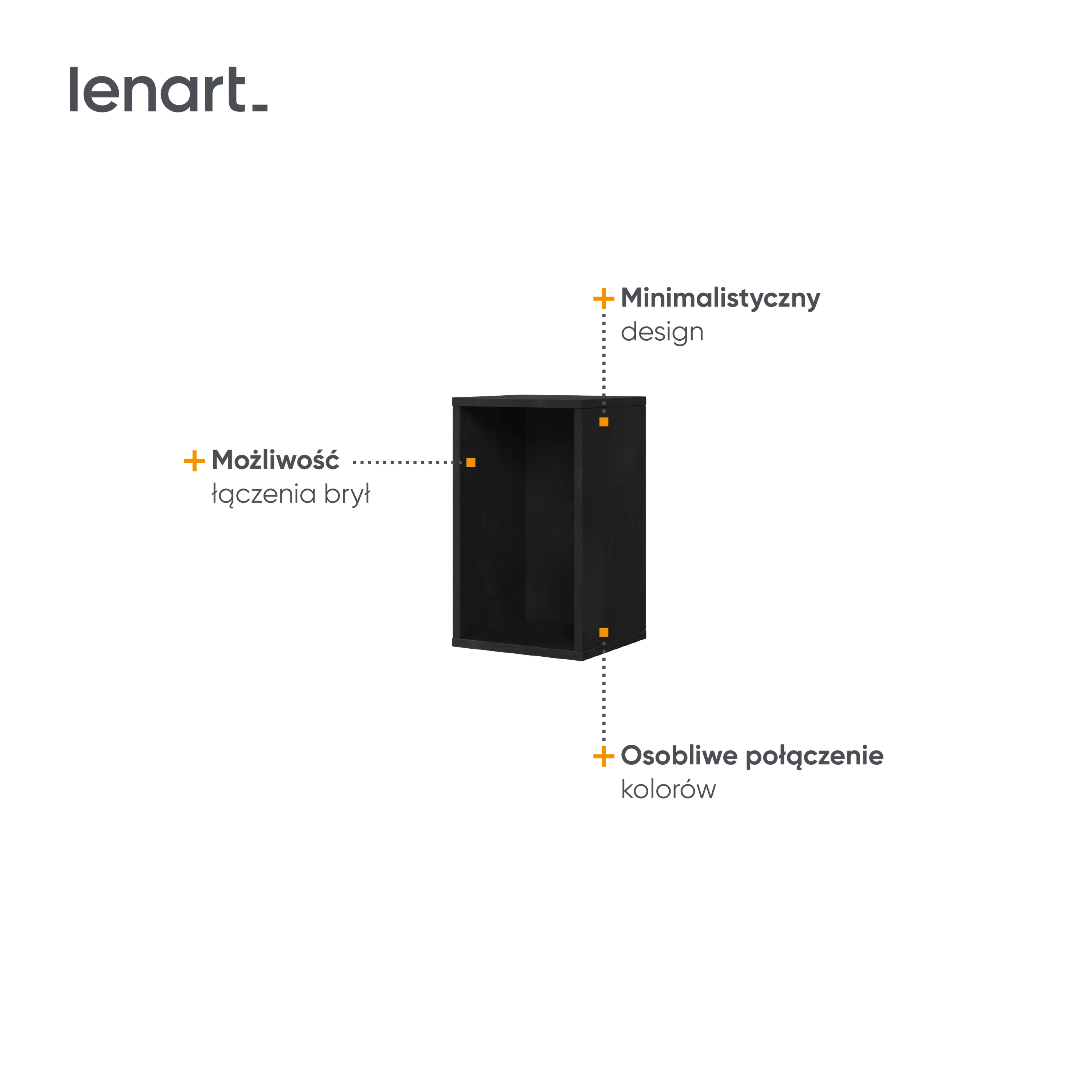Półka wisząca Teen Flex TF-11 27cm stalowa - TF11RS