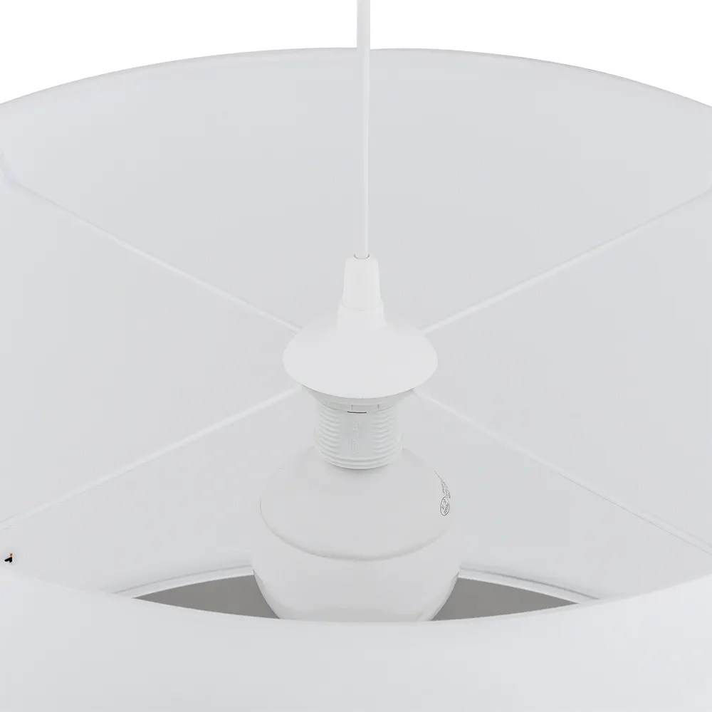 Lampa wisząca RONDO biała okrągła 110x30cm - TK_3460