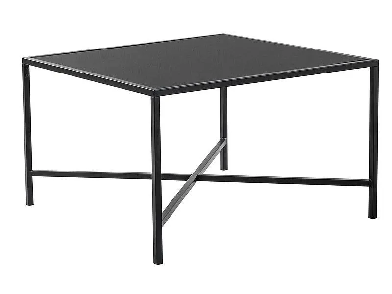 Ława OSAKA C czarne szkło hartowane 80x80 SIGNAL Ława OSAKA C czarne szkło hartowane 80x80 SIGNAL