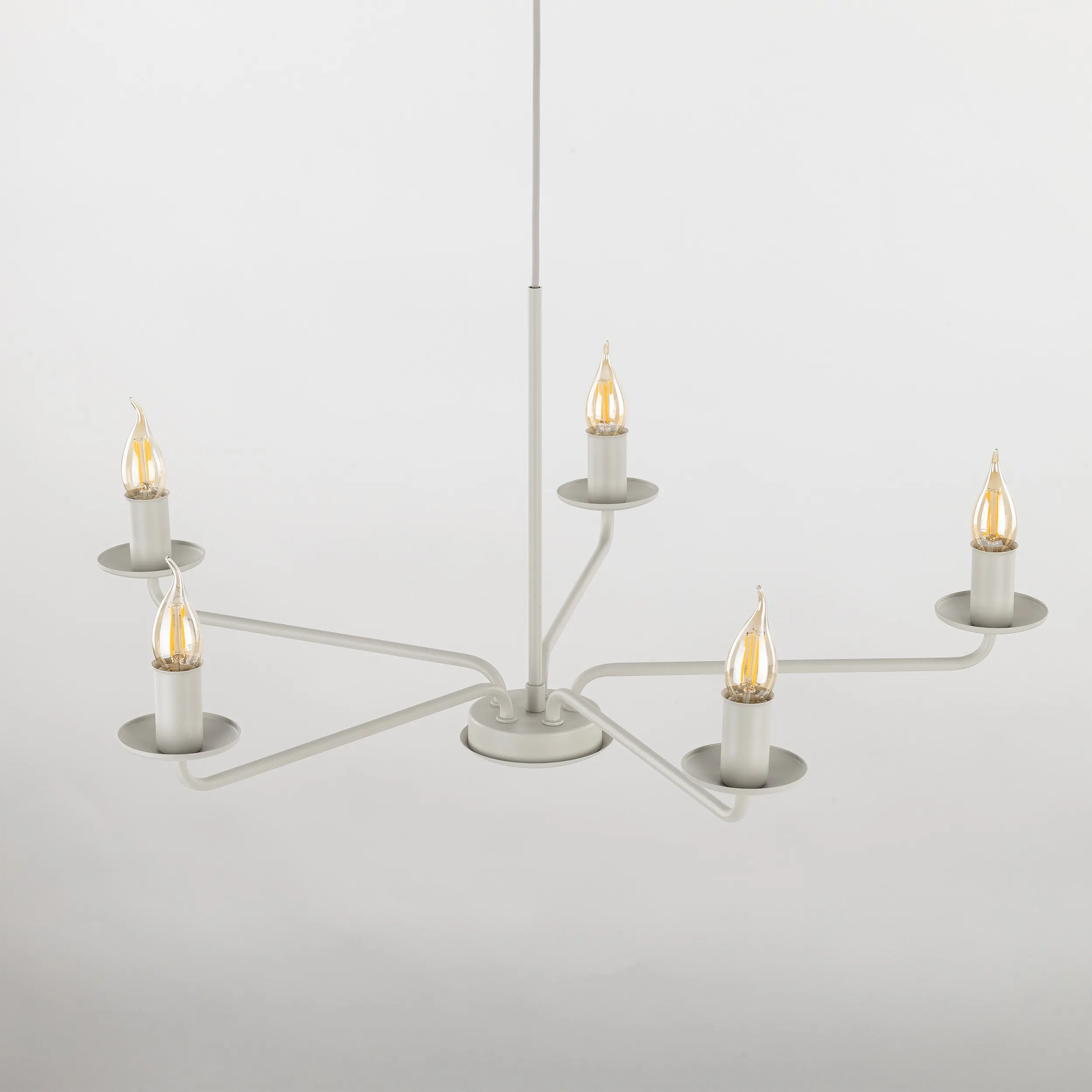 Lampa wisząca LIMAL beżowa 86x72cm - TK_10253