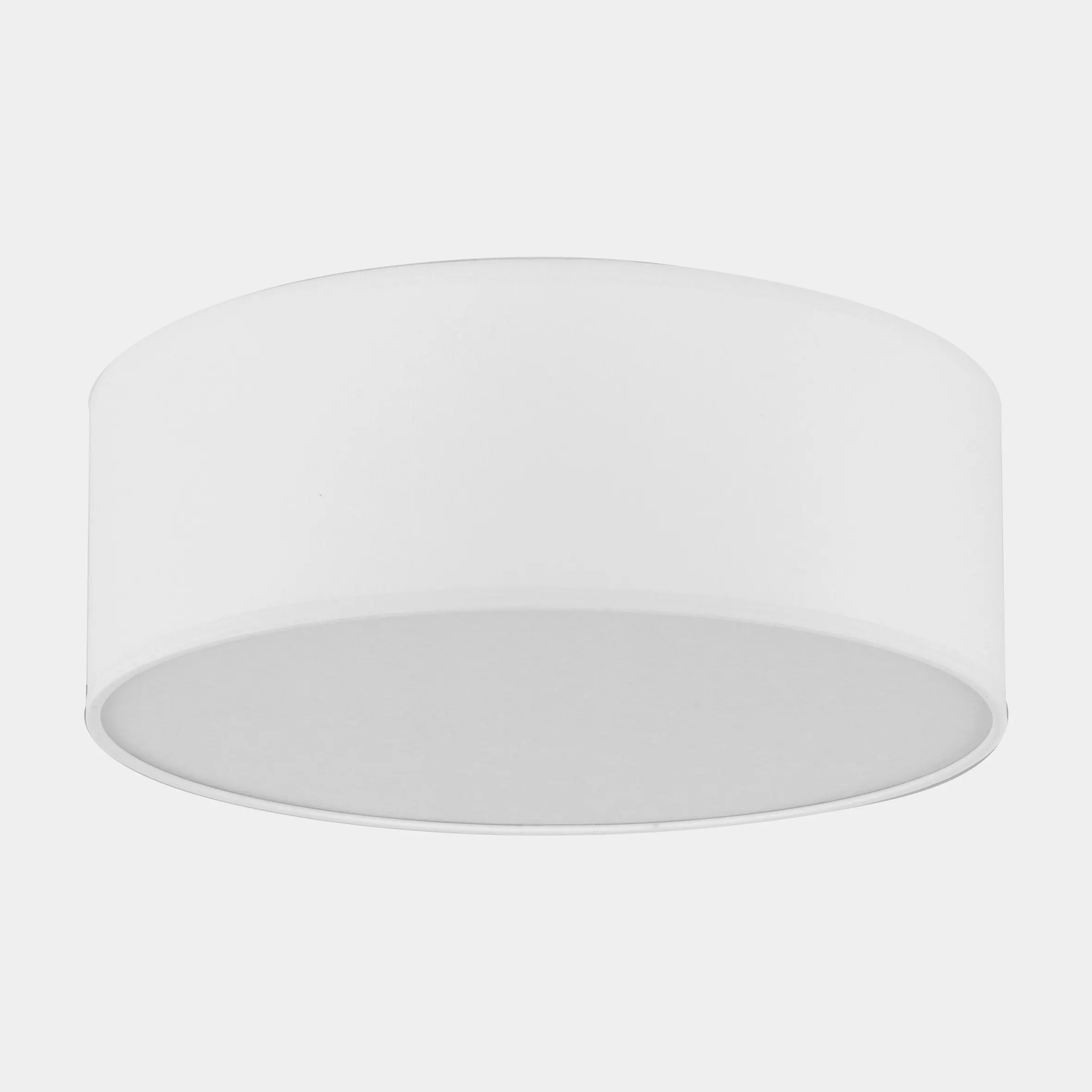 Lampa sufitowa RONDO biała okrągła 45x15cm