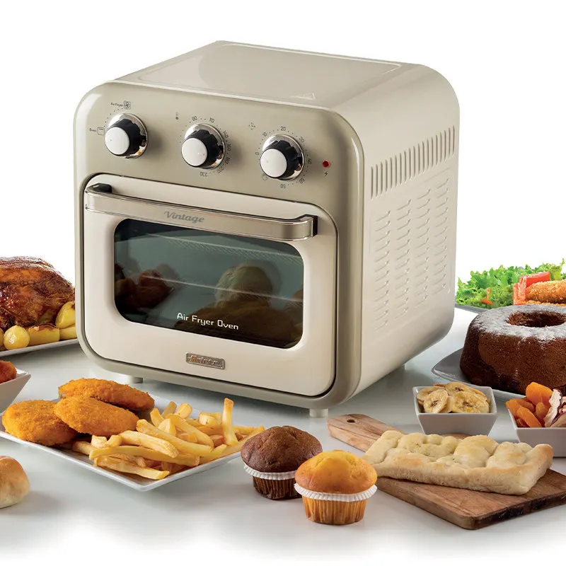 air-fryer, oven, beige, countertop, kitchen