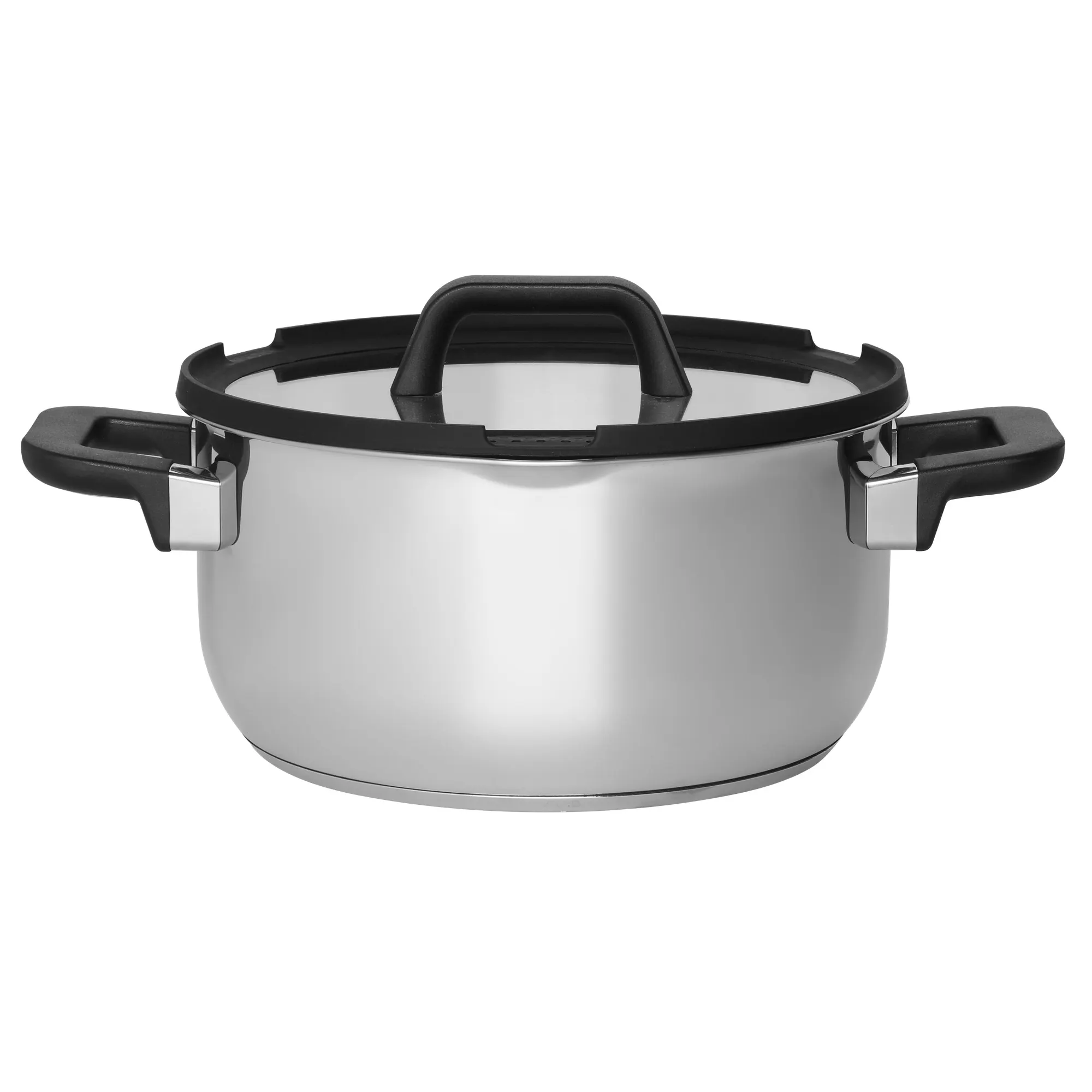 garnek, stalowy, pokrywa, metalowy, uchwyt-naukowy