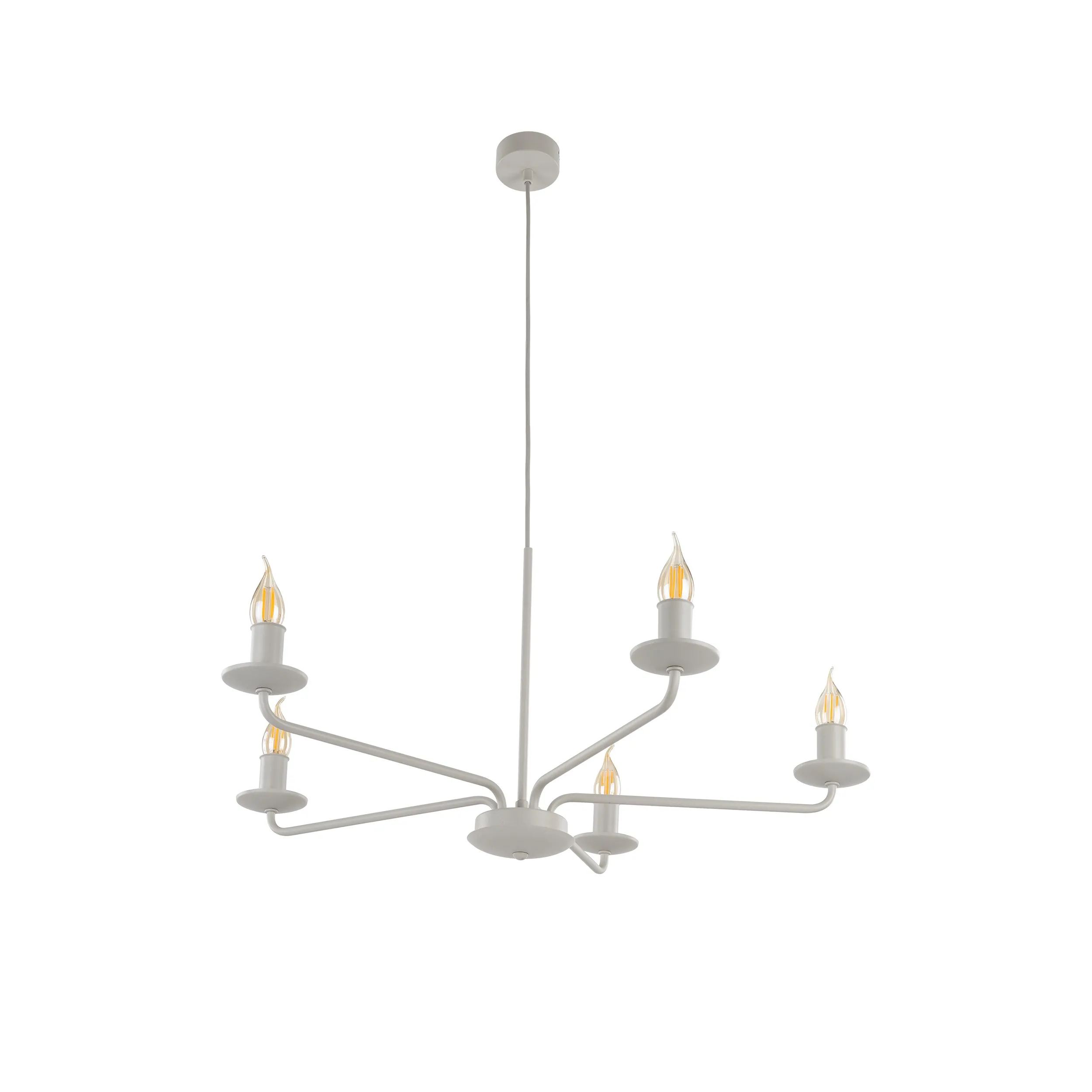 Lampa wisząca LIMAL beżowa 86x72cm