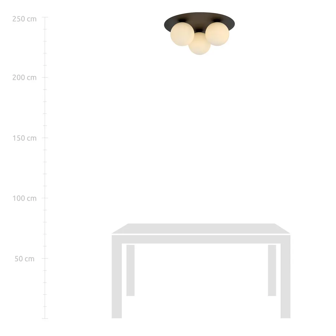 Lampa sufitowa SOLAR Czarny 1127/3 - 1127/3