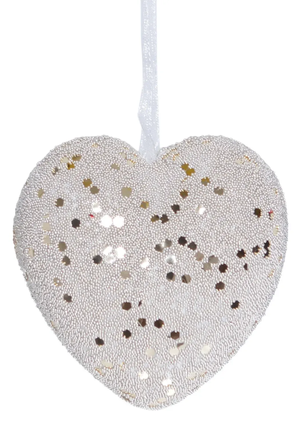 SERCE z cekinami 34052 szampański SERCE z cekinami 34052 szampański