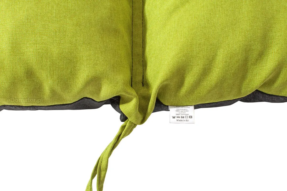 Gruba poduszka na huśtawkę 180/60/60 - limonka - FE5906948106574