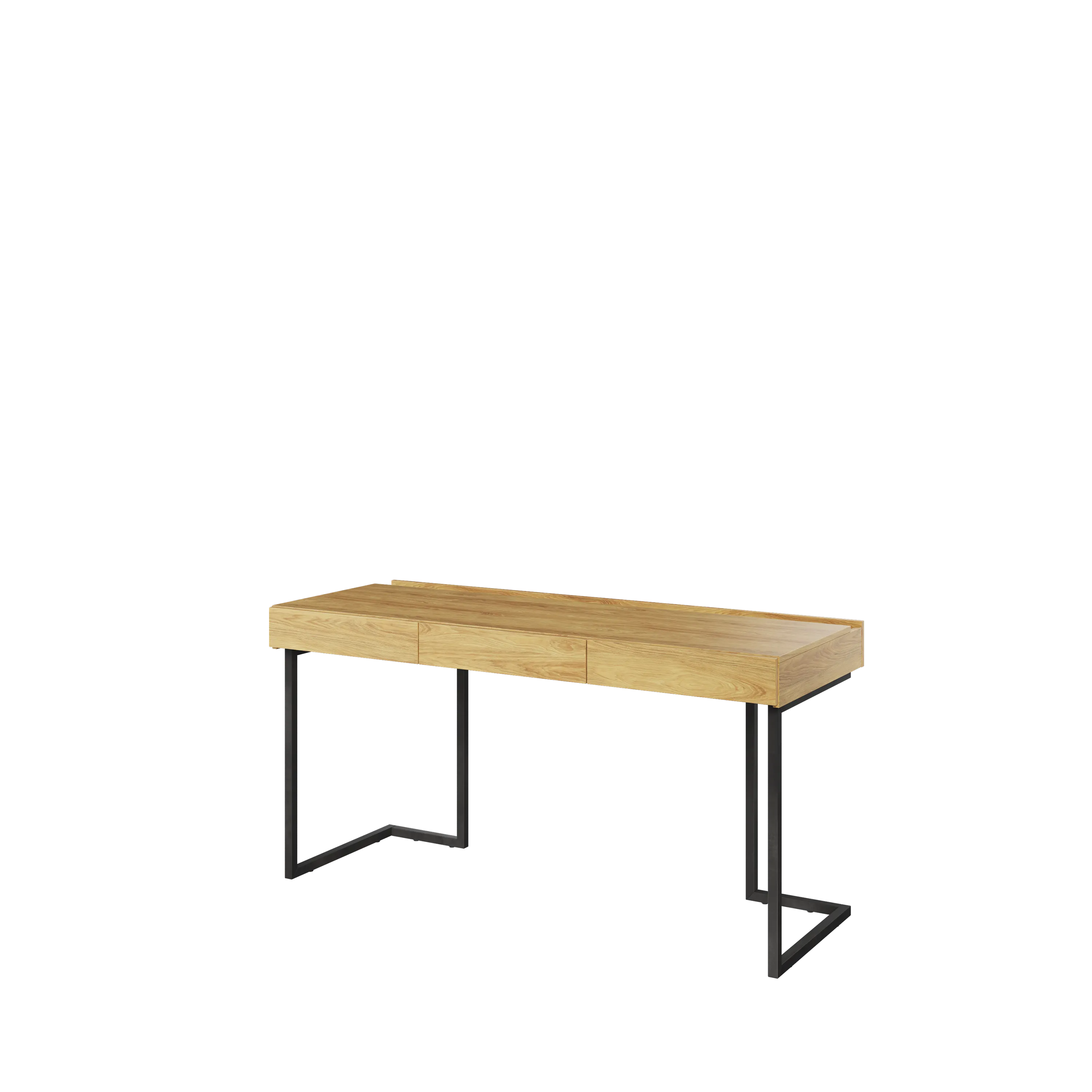 Biurko wolnostojące Teen Flex TF-04+TF-15 150cm hikora naturalna/surowa stal Biurko wolnostojące Teen Flex TF-04+TF-15 150cm hikora naturalna/surowa stal