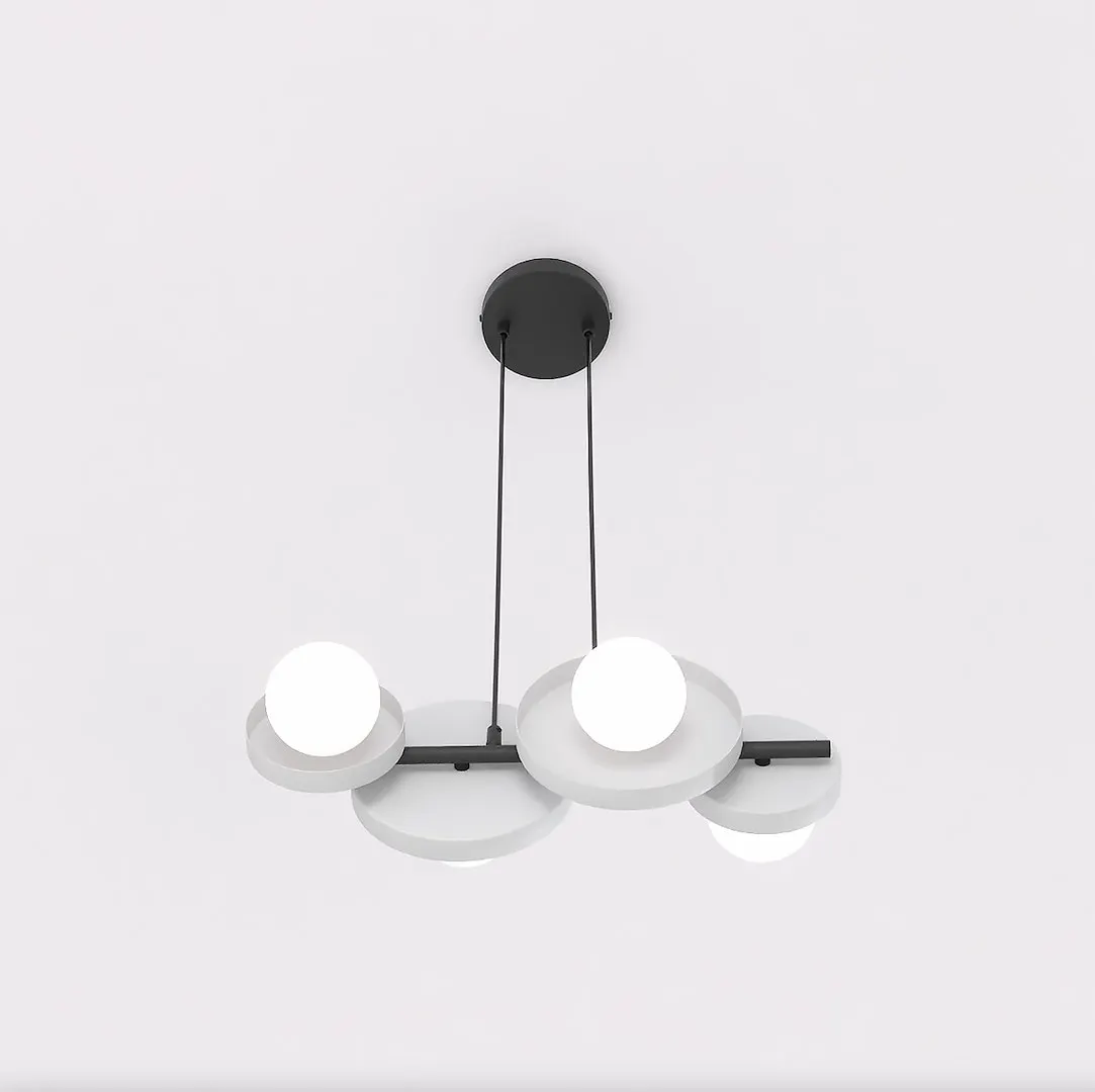 Lampa wisząca metalowa MODEL 4 szara — zdjęcie 3