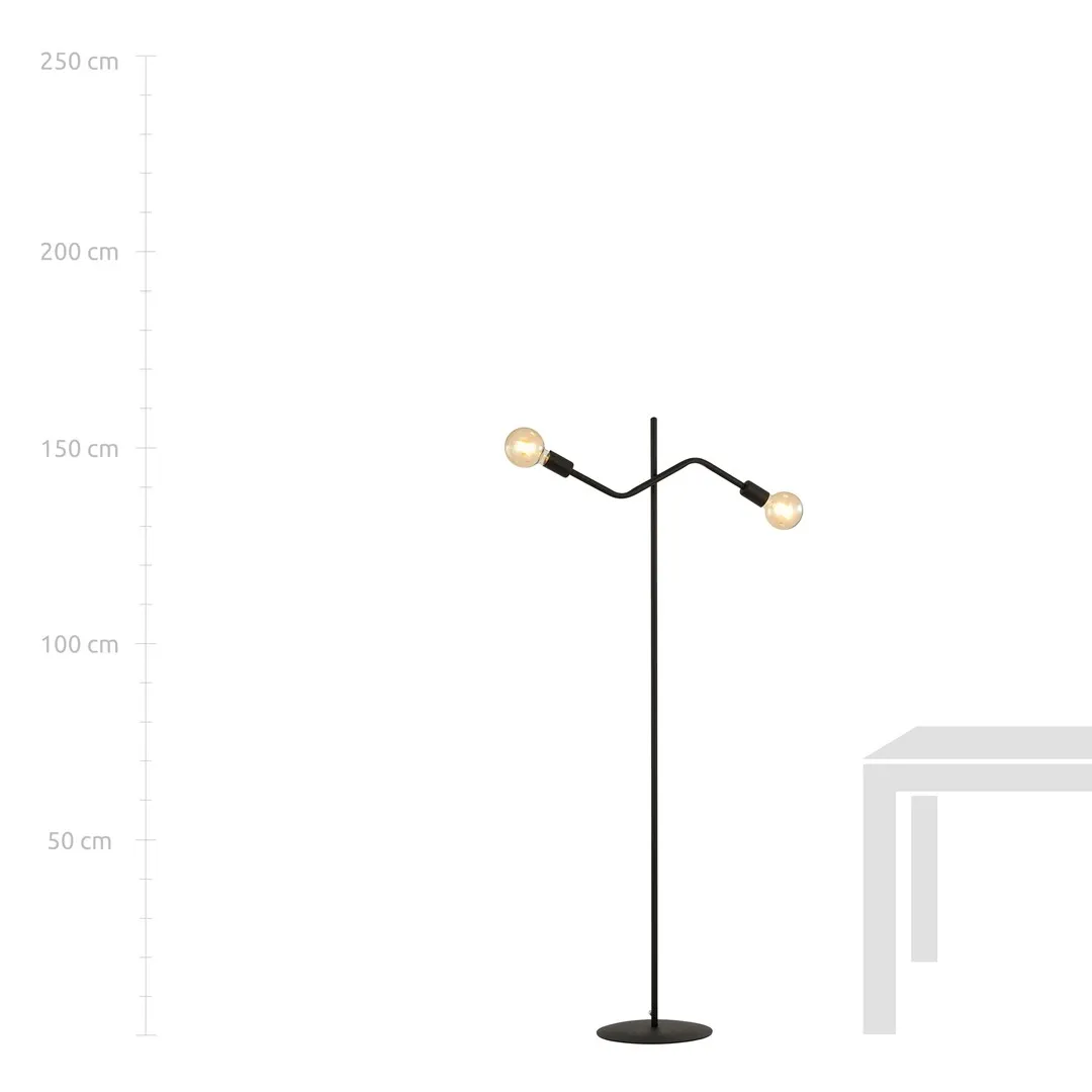 Lampa sufitowa FRIX Czarny 1126/LP2 - 1126/LP2