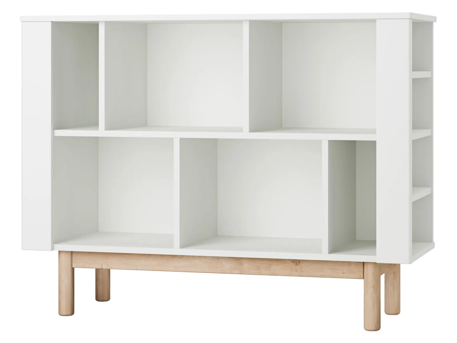 Regał niski MILOO 120x90 biały - PIN_045-071-310