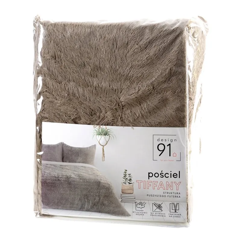 POŚCIEL D91 TIFFANY 220 X 200 CM BEŻOWY - EU_453142