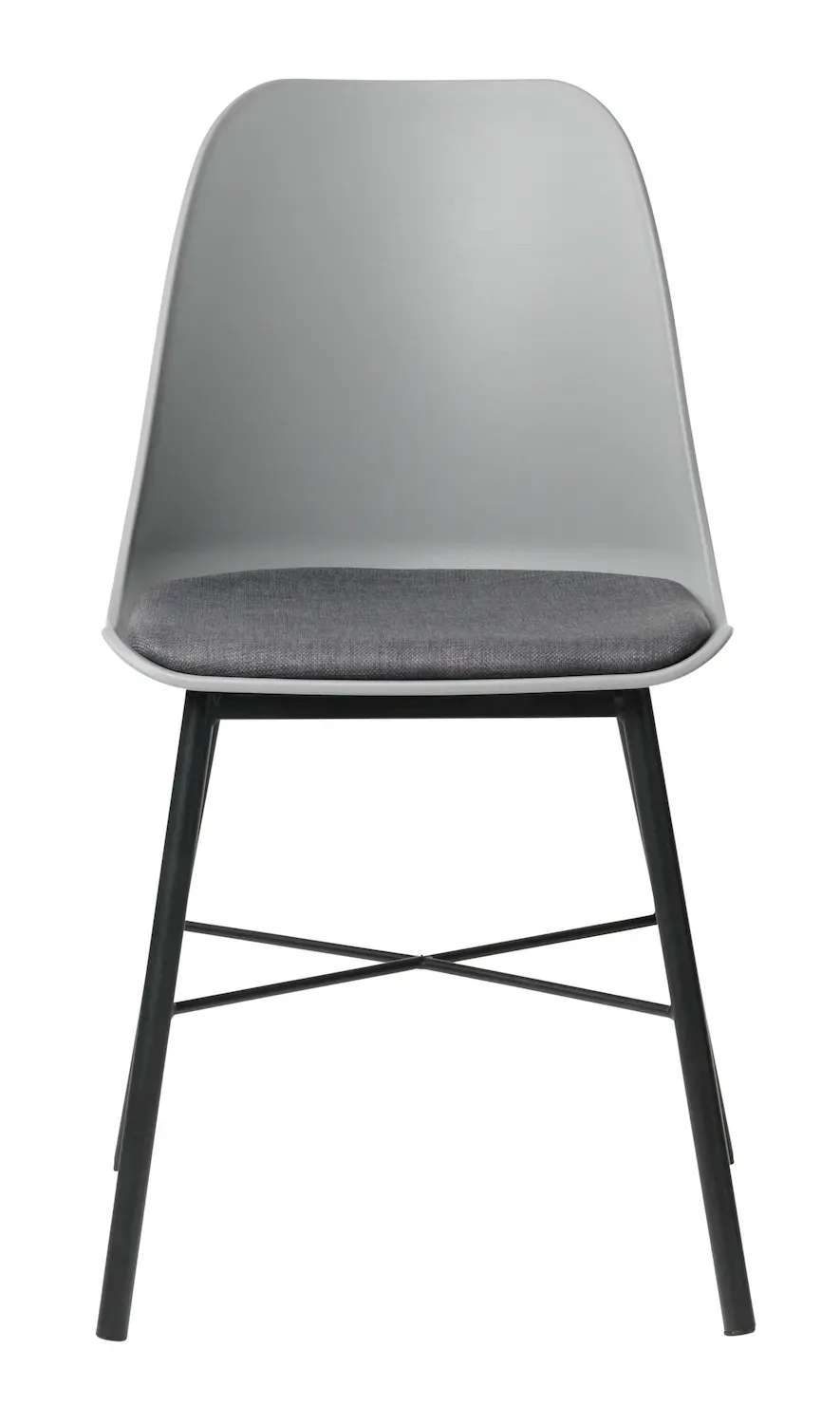 Krzesło tapicerowane WHISTLER szare - UN_36611011