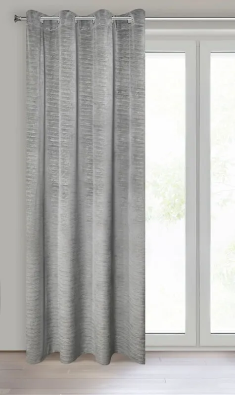 ZASŁONA GOTOWA ALUVIA 140X250 CM STALOWY
