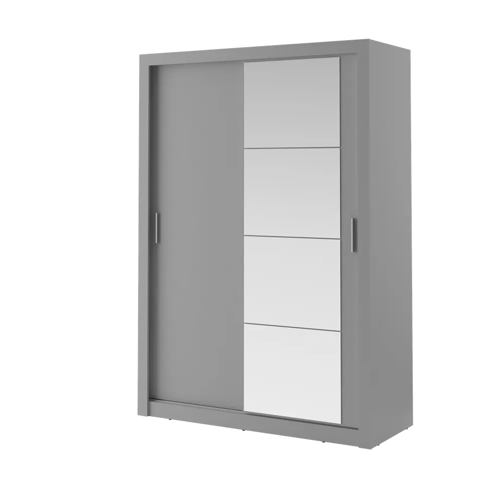 Szafa 2-drzwiowa ARTI AR-04 150cm szara
