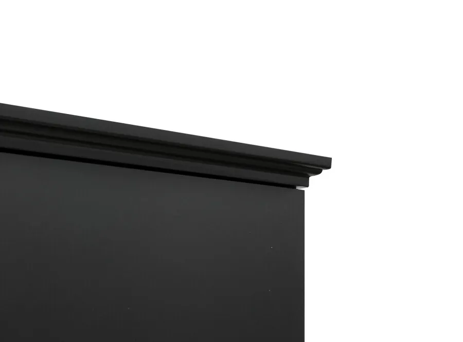 Szafa 2-drzwiowa CLEO 84x190 czarno-złota - BAN_CLE-1