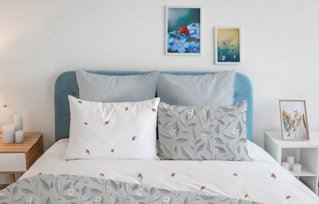 Pościel komplet COTTAGE HOME 017 bawełna 140X200+70X90 wielokolorowy - FARO_30004