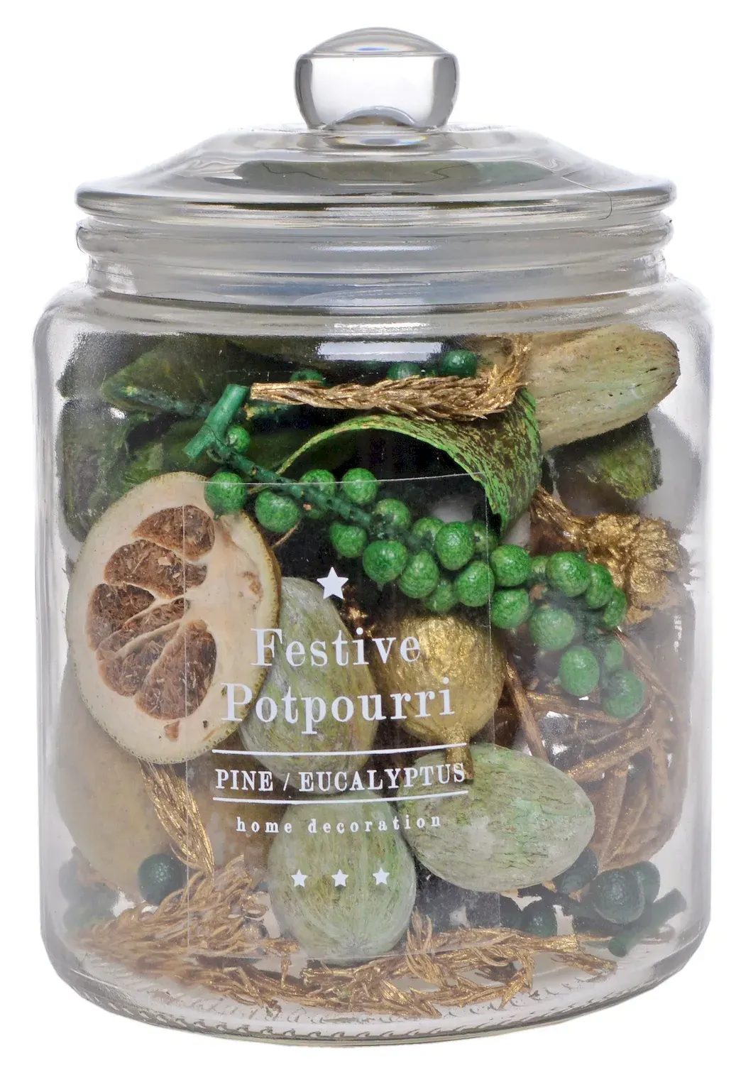 POTPOURI w słoiczku z pokrywką SOSNA Z EUKALIPTUSEM 1537 wielokolorowy POTPOURI w słoiczku z pokrywką SOSNA Z EUKALIPTUSEM 1537 wielokolorowy