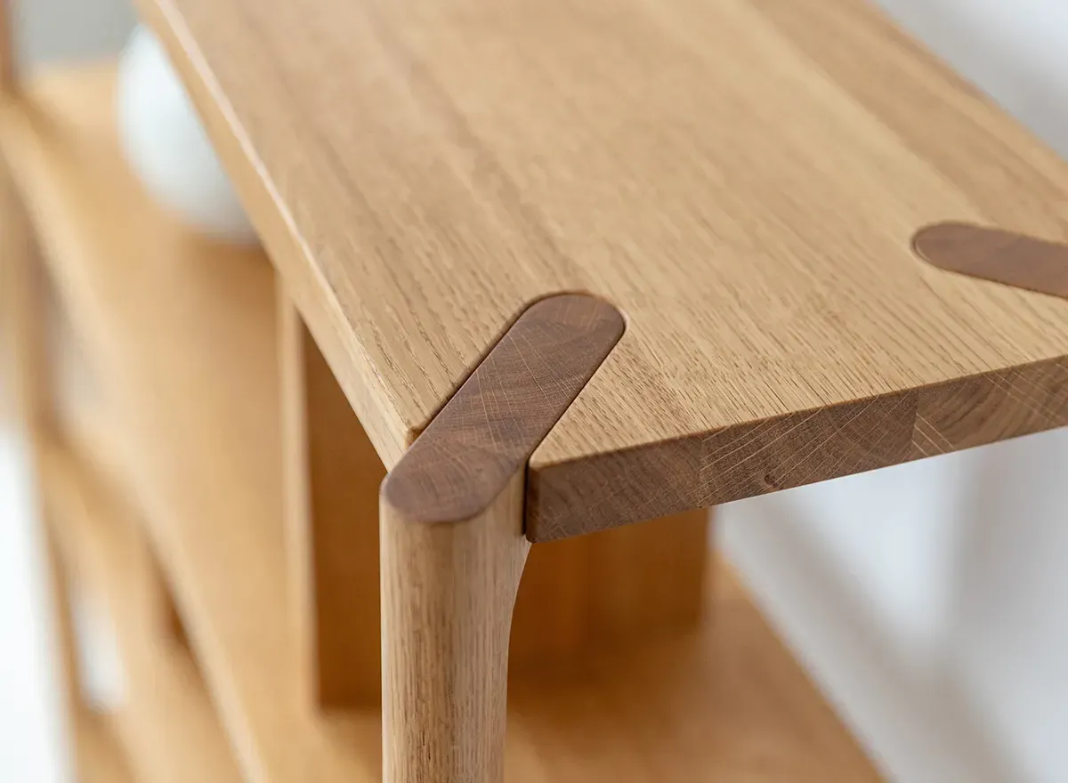 Regał dębowy duży CAMPI dąb olejowany - KULCA07