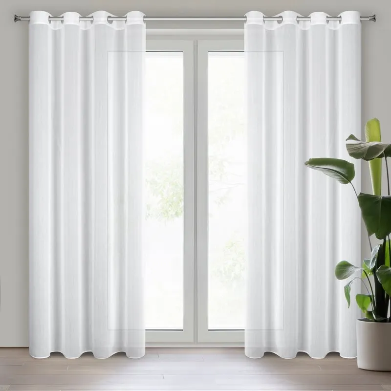 FIRANA GOTOWA KALIA 140X260 CM BIAŁY FIRANA GOTOWA KALIA 140X260 CM BIAŁY