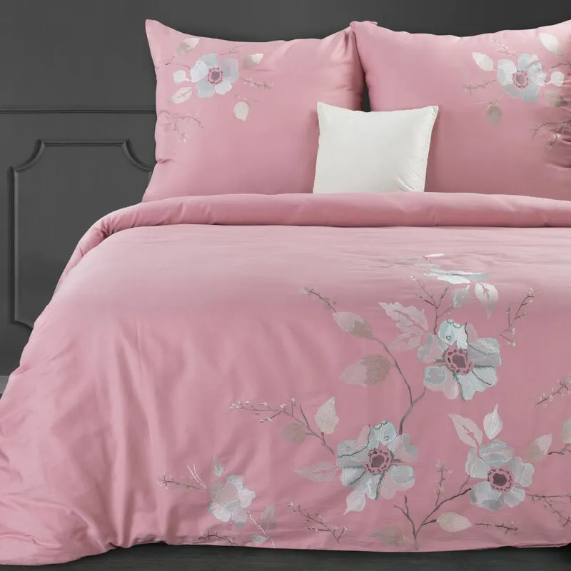 KOMPLET POŚCIELI HAFT6 220 X 200 CM RÓŻOWY KOMPLET POŚCIELI HAFT6 220 X 200 CM RÓŻOWY