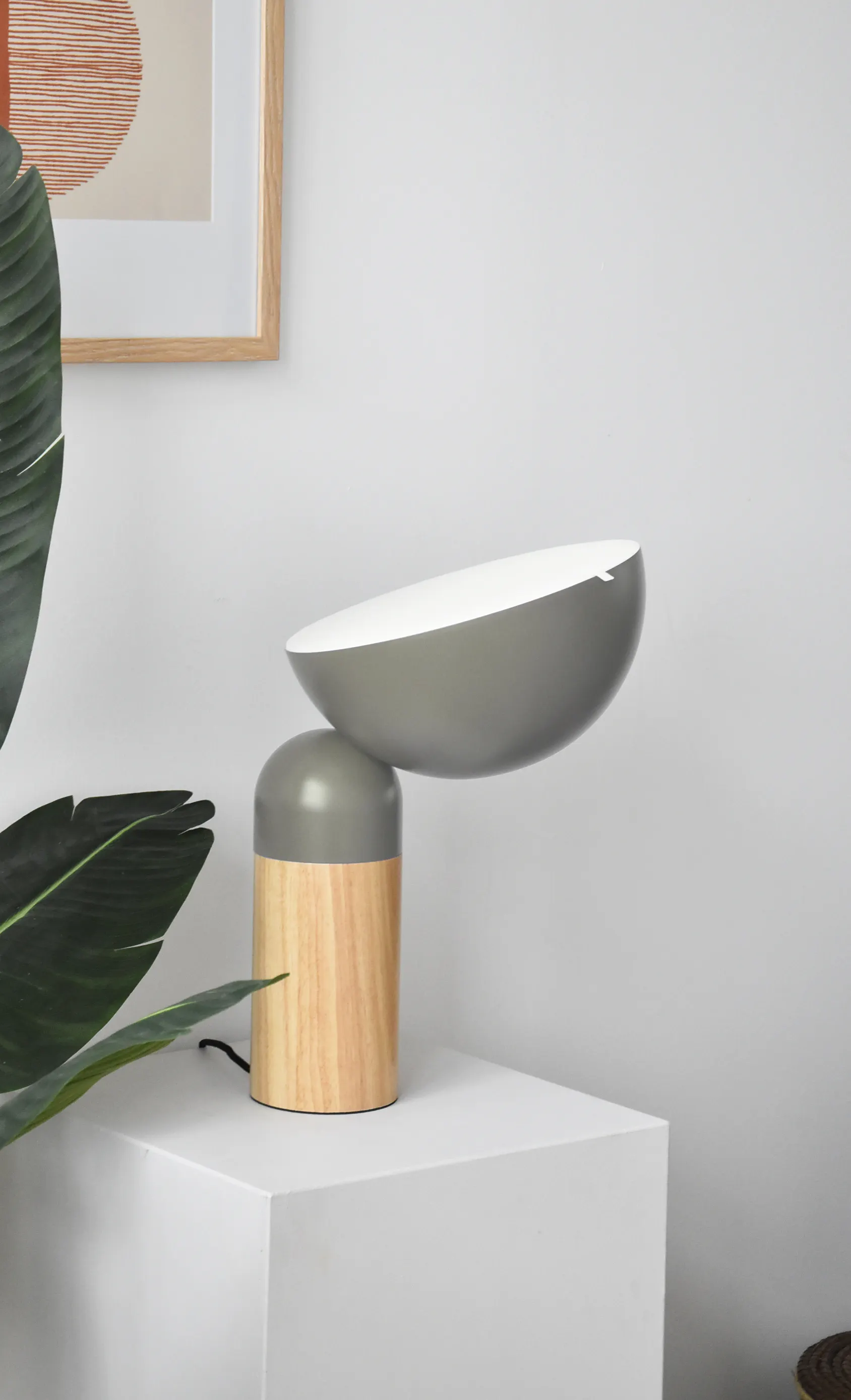 Lampka stojąca metalowa MAX z regulacją szara - LY04MAX/H36/T